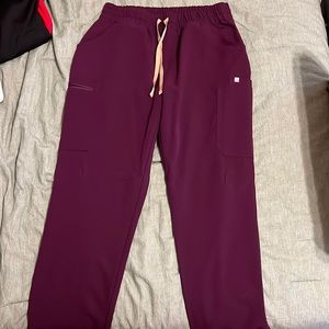 FIGS DEEP PURPLE - MP High-waisted Yola pants and Large Casma top